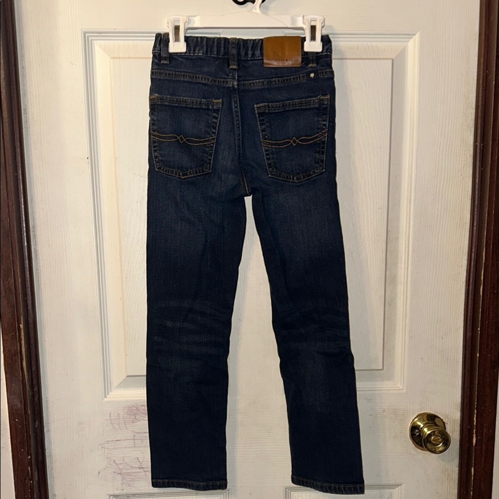 Lucky Brand Size 7 Girls Authentic Skinny Blue Jeans - Picture 4 of 4